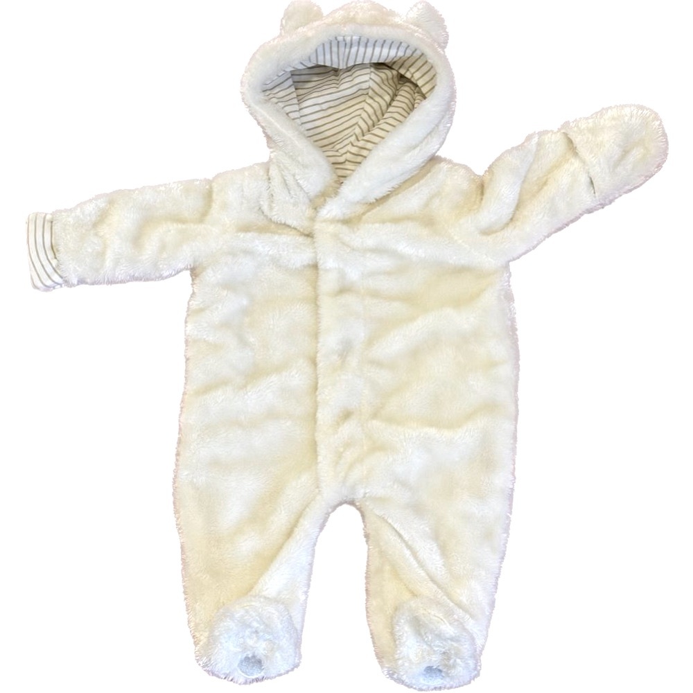 Magnetic Me Super Soft Minky Bunting White Size NB